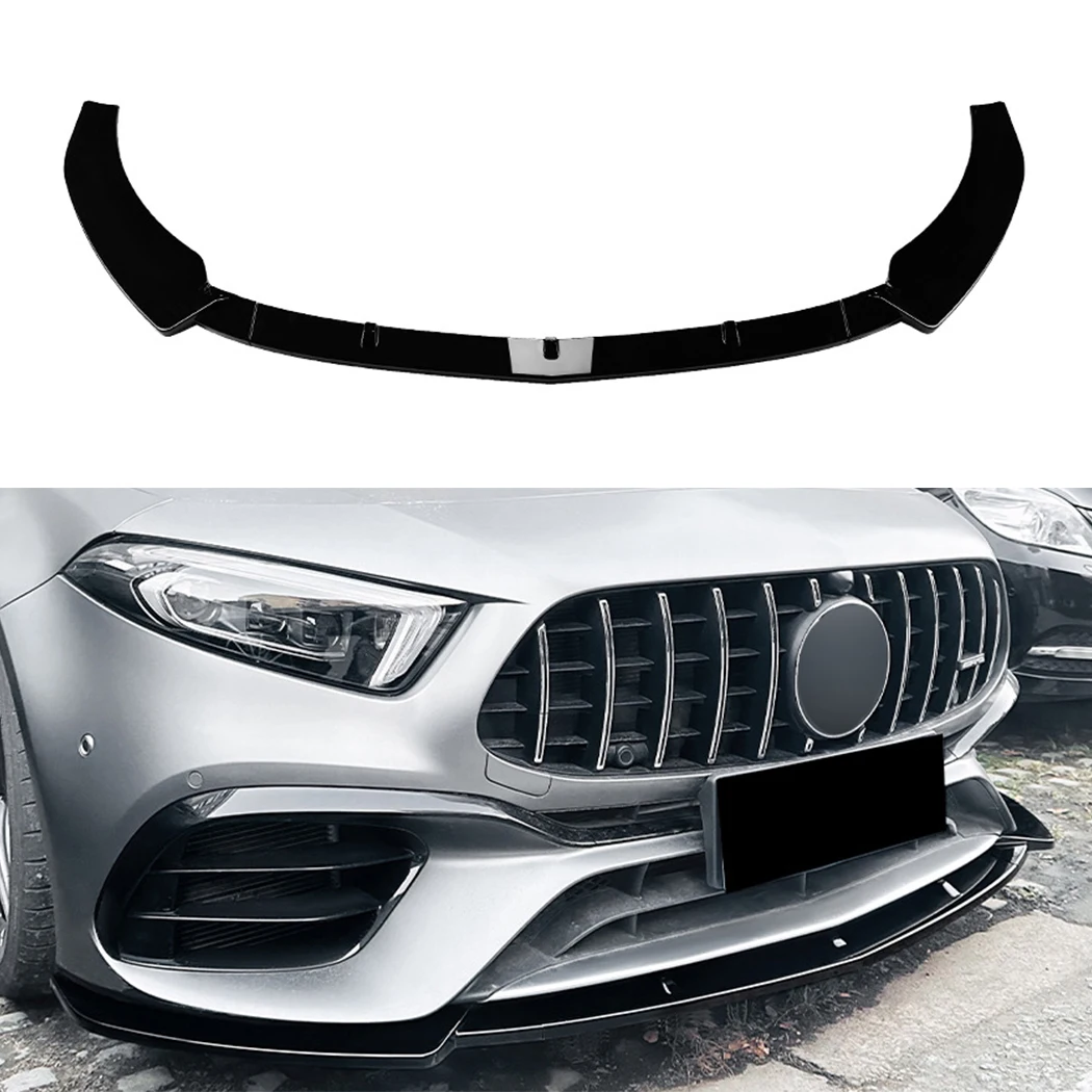 Glossy black/Carbon Fiber look Front Bumper Lip Diffuser Spoiler For Mercedes-Benz A-Class W177 A45 A45S AMG 2019-2023
Glossy black/Carbon Fiber look Front Bumper Lip Diffuser Spoiler For Mercedes-Benz A-Class W177 A45 A45S AMG 2019-2023