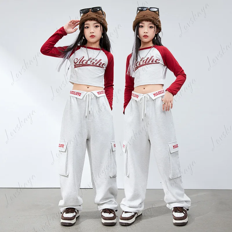 Костюм для джазового танца для девочек, хип-хоп, уличные танцы, детская модная одежда, танцевальная одежда для девочек, детская тренировочная одежда
Костюм для джазового танца для девочек, хип-хоп, уличные танцы, детская модная одежда, танцевальная одежда для девочек, детская тренировочная одежда