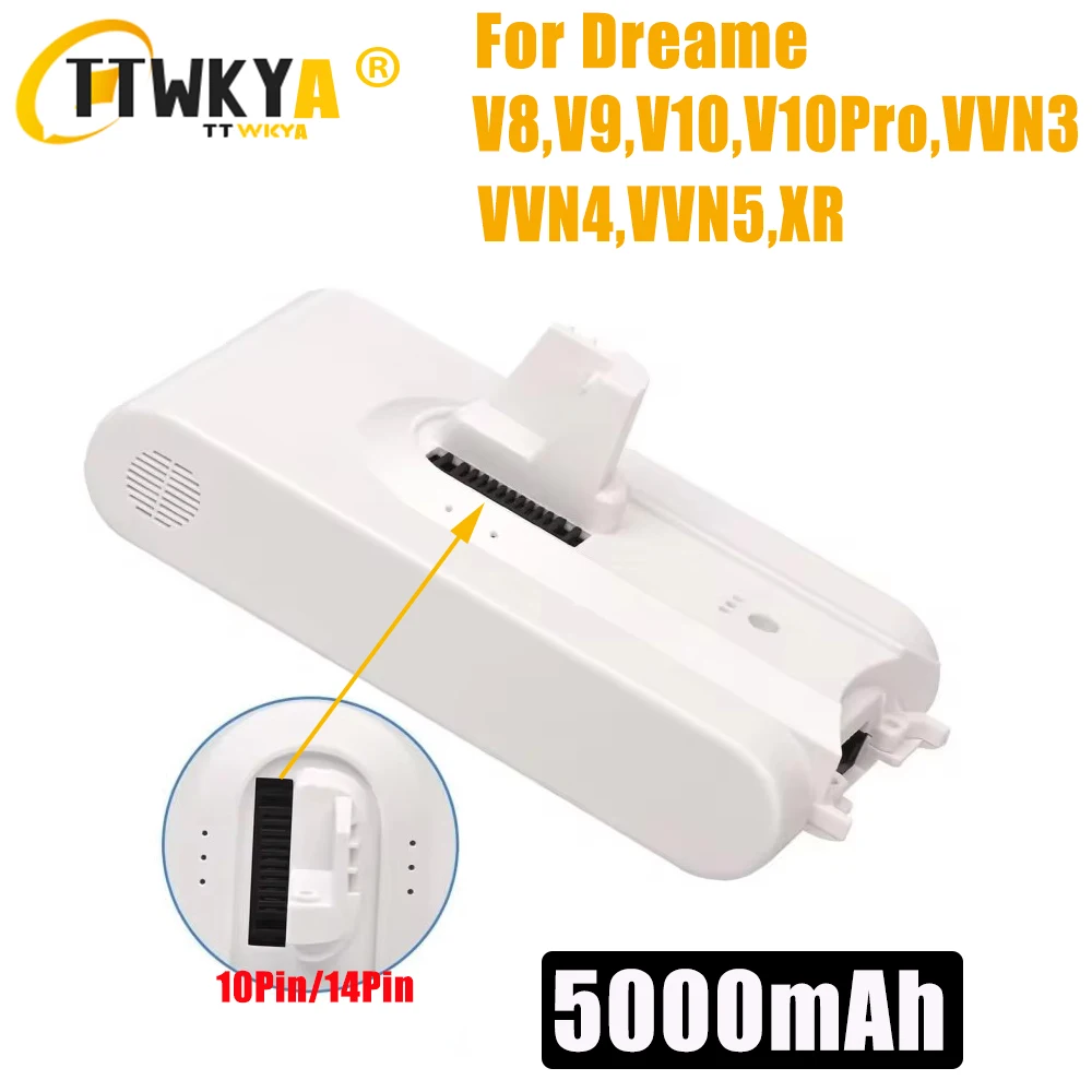 (Происхождение) V9 V10 литиевая батарея для Dreame V8 V9 V10 V9P XR VVN3 VVN4 ручной беспроводной пылесос запчасти сменная батарея
(Происхождение) V9 V10 литиевая батарея для Dreame V8 V9 V10 V9P XR VVN3 VVN4 ручной беспроводной пылесос запчасти сменная батарея