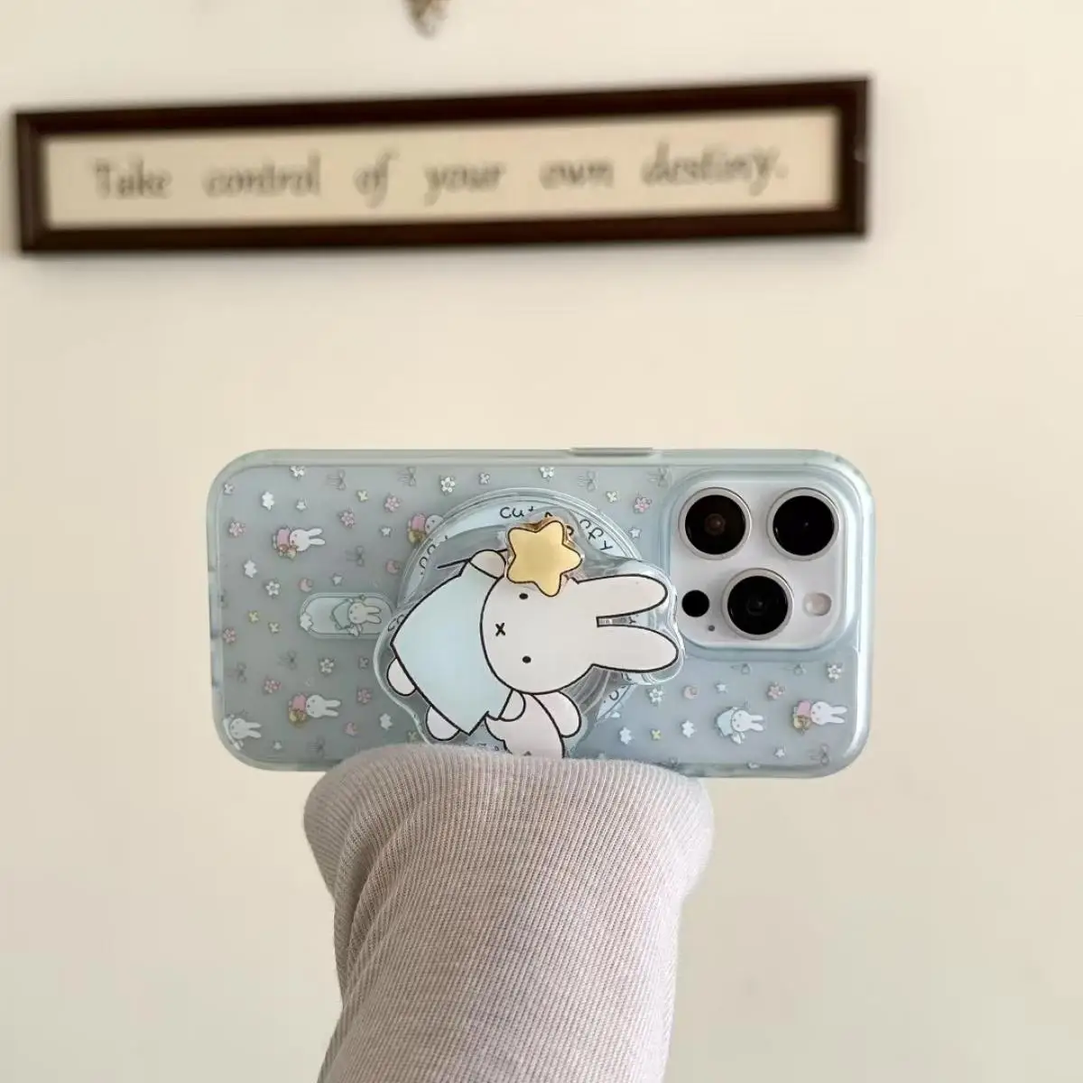 Full Screen Floral Cute Cartoon Creative Miffy Rabbit with Magnetic Bracket Phone Case Suitable for Iphone 16 Promax
Full Screen Floral Cute Cartoon Creative Miffy Rabbit with Magnetic Bracket Phone Case Suitable for Iphone 16 Promax