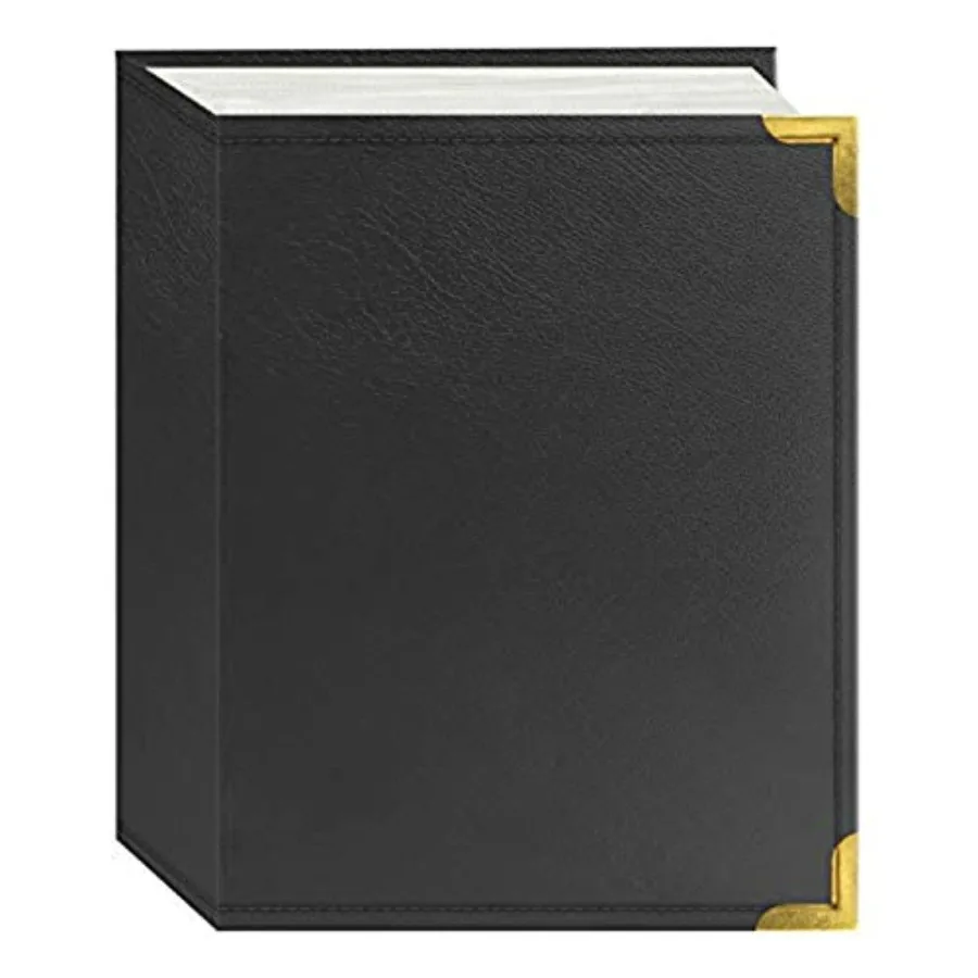 100 Pocket Gray Sewn Leatherette Cover with Brass Corner Accents Photo Album for Prints, 4 by 6-Inch
100 Pocket Gray Sewn Leatherette Cover with Brass Corner Accents Photo Album for Prints, 4 by 6-Inch