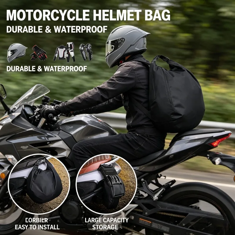 Motorbike Helmet Bag Waterproof Combination Lock Anti-Theft Luggage Storage Bag Rider Portable Travel Motorcycle Equipments Bag
Motorbike Helmet Bag Waterproof Combination Lock Anti-Theft Luggage Storage Bag Rider Portable Travel Motorcycle Equipments Bag