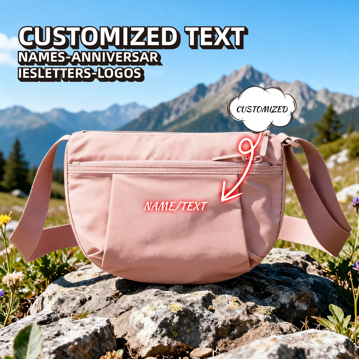 Logo Customized Women's Crossbody Bag, Portable Chest Bag for Going Out, 2026 New Style Shoulder Bag, Small Commuter Crossbody Bag, Personalized DIY for Men
Logo Customized Women's Crossbody Bag, Portable Chest Bag for Going Out, 2026 New Style Shoulder Bag, Small Commuter Crossbody Bag, Personalized DIY for Men