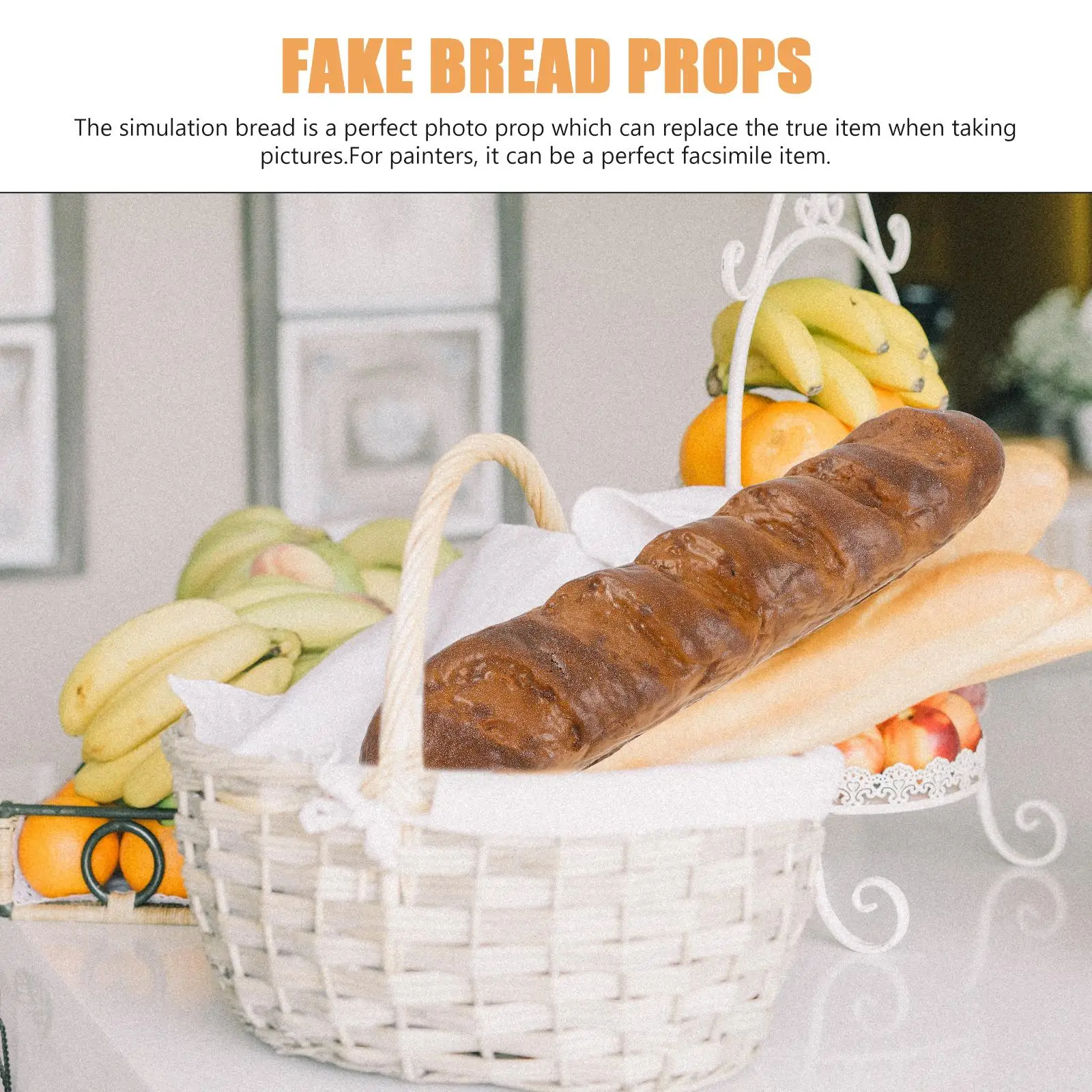 Simulation Bread Props Artificial Chocolate Bread Model PU Material Photo Window Display Decor Sticks Teaching
Simulation Bread Props Artificial Chocolate Bread Model PU Material Photo Window Display Decor Sticks Teaching