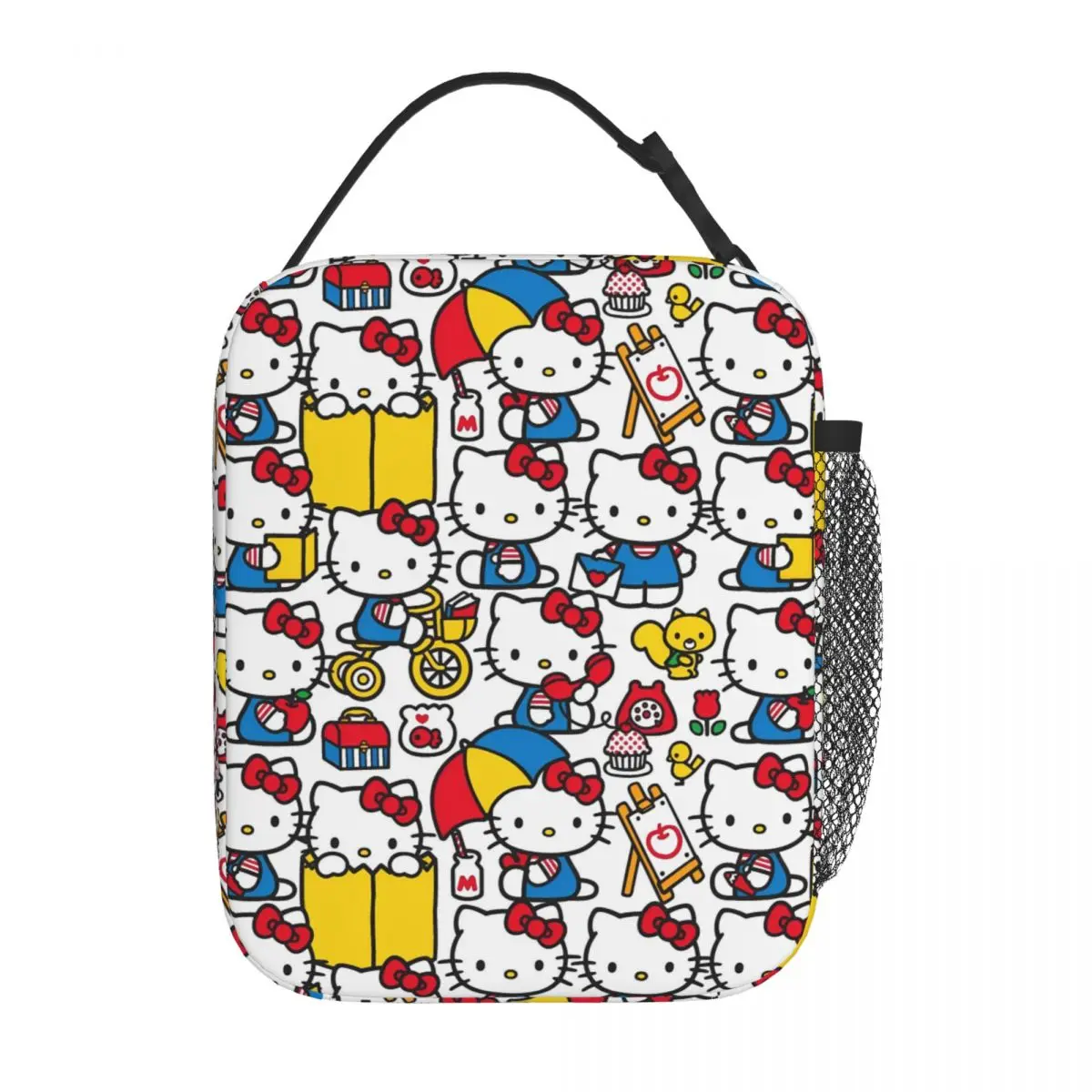 Милая изолированная сумка для обеда с рисунком «Hello Kitty», сумка для еды с героями мультфильмов, портативный термохолодильник, ланч-боксы для работы
Милая изолированная сумка для обеда с рисунком «Hello Kitty», сумка для еды с героями мультфильмов, портативный термохолодильник, ланч-боксы для работы