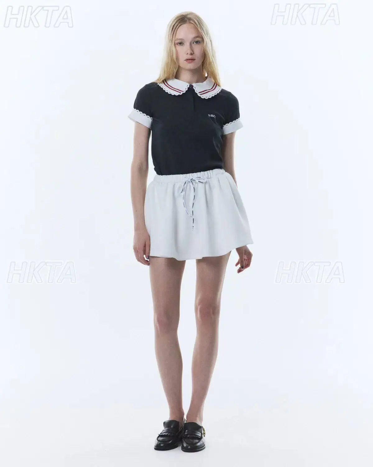 Japanese Style Lace Trim Short Navy Collar Polo Shirt Women 2026 New Summer Slimming Striped Embroidered Short Sleeve T-shirt
Japanese Style Lace Trim Short Navy Collar Polo Shirt Women 2026 New Summer Slimming Striped Embroidered Short Sleeve T-shirt