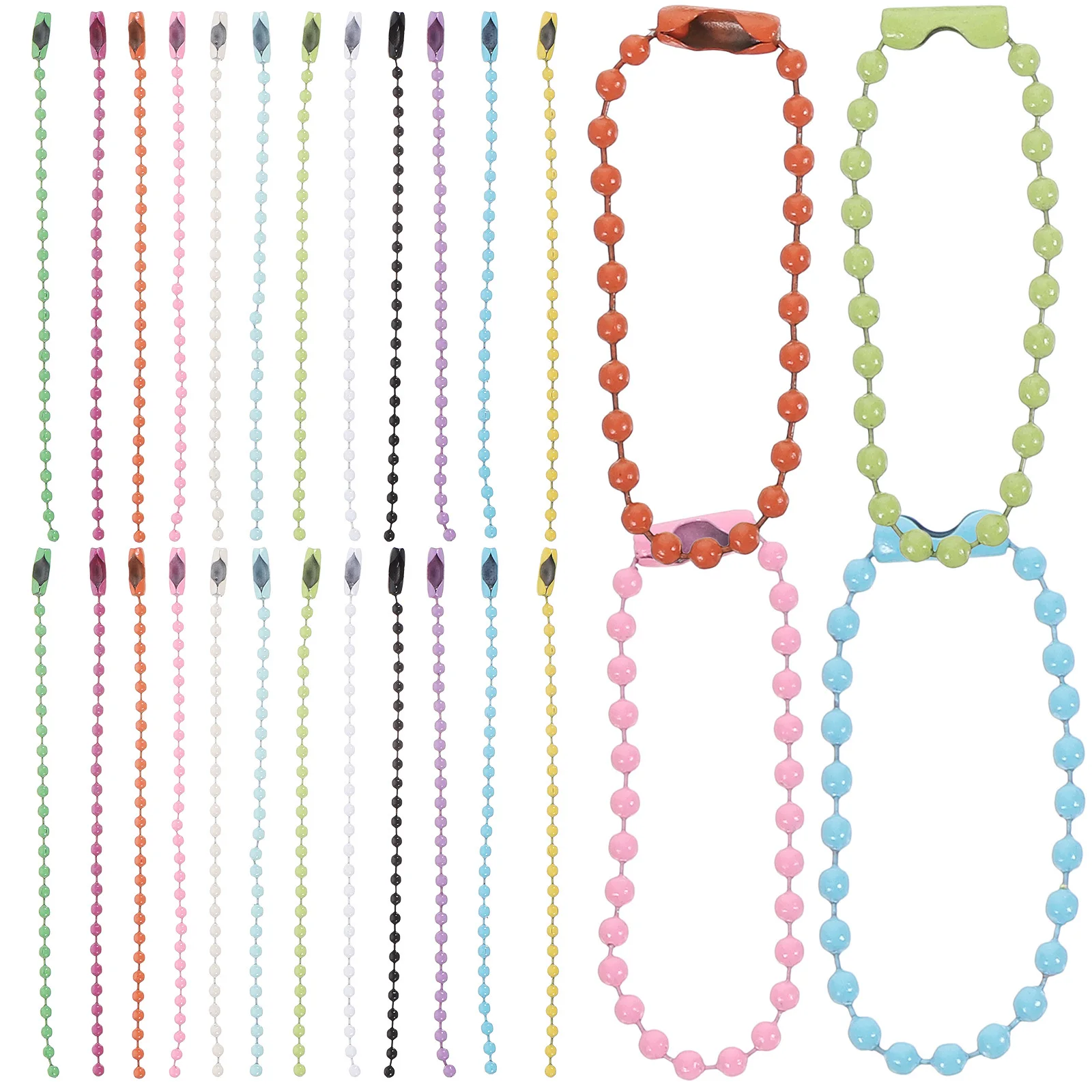 200Pcs Iron Ball Bead Chains for Keychain Tags Pendant Necklaces Jewelry DIY Crafts Beads Chain Chain
200Pcs Iron Ball Bead Chains for Keychain Tags Pendant Necklaces Jewelry DIY Crafts Beads Chain Chain