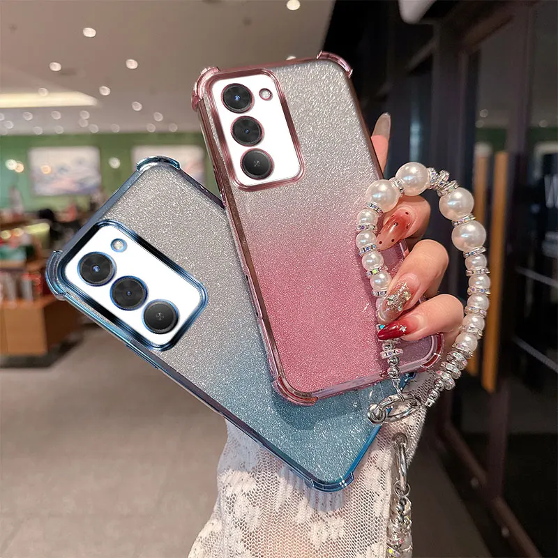 Gradient Glitter Shockproof TPU Phone Case with Luxury Pearl Chain Wrist Strap For Xiaomi Redmi 15 4G 5G 171mm 169mm Back Case
Gradient Glitter Shockproof TPU Phone Case with Luxury Pearl Chain Wrist Strap For Xiaomi Redmi 15 4G 5G 171mm 169mm Back Case