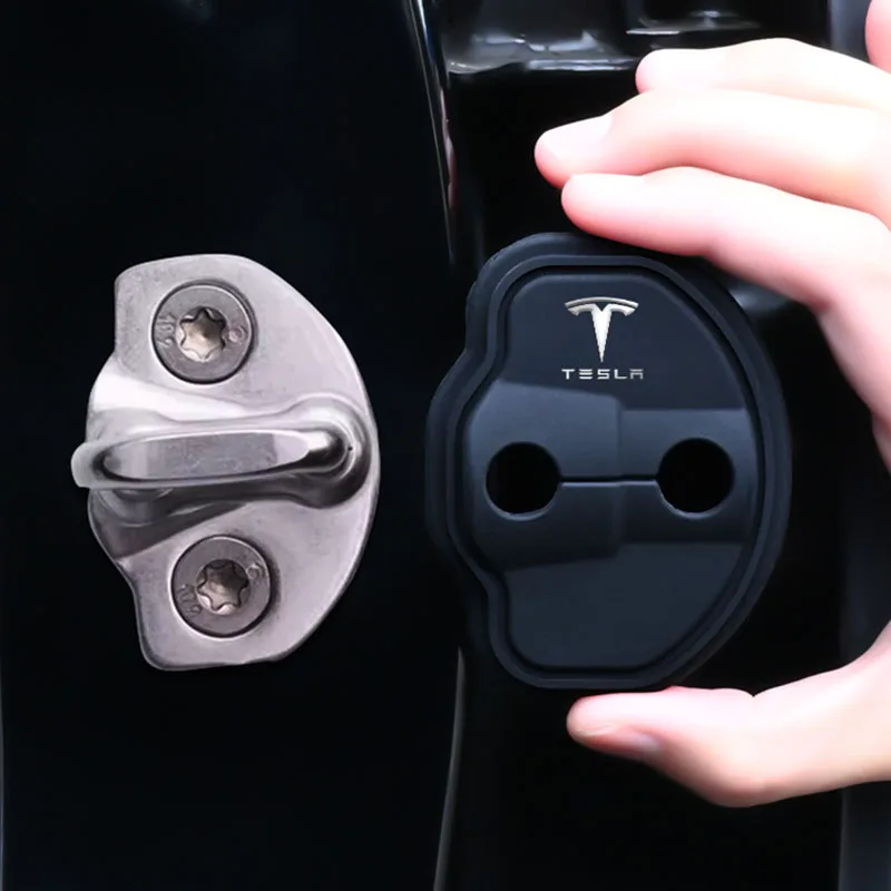 Silicone Car Door Lock Cover Protective Cover Shock Absorption for Tesla Roadster Cybertuck Model S X Model 3 Y Accessories
Silicone Car Door Lock Cover Protective Cover Shock Absorption for Tesla Roadster Cybertuck Model S X Model 3 Y Accessories