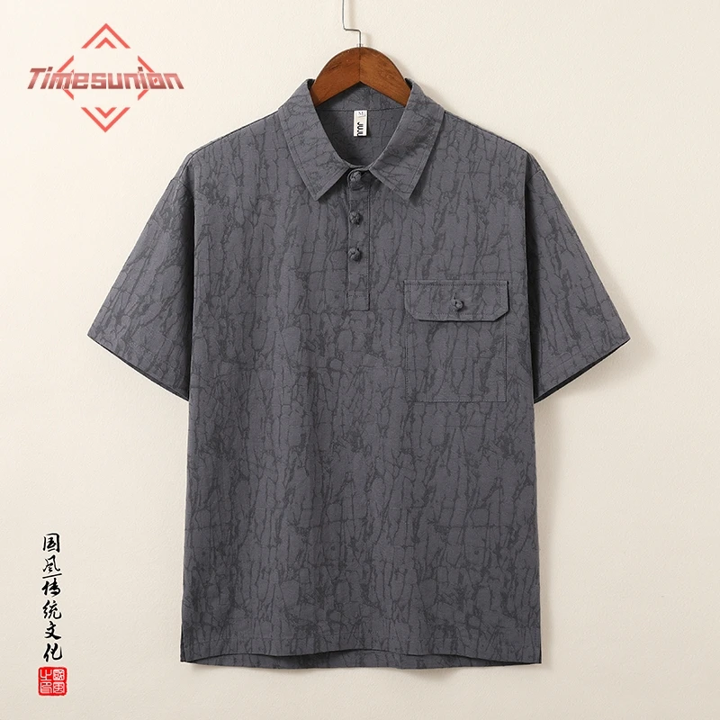 Chinese Style New Cotton Linen Shirt Men Fashion Jacquard Disc Buckle Summer Shirts for Men Short Sleeve Tang Suit T-shirt
Chinese Style New Cotton Linen Shirt Men Fashion Jacquard Disc Buckle Summer Shirts for Men Short Sleeve Tang Suit T-shirt