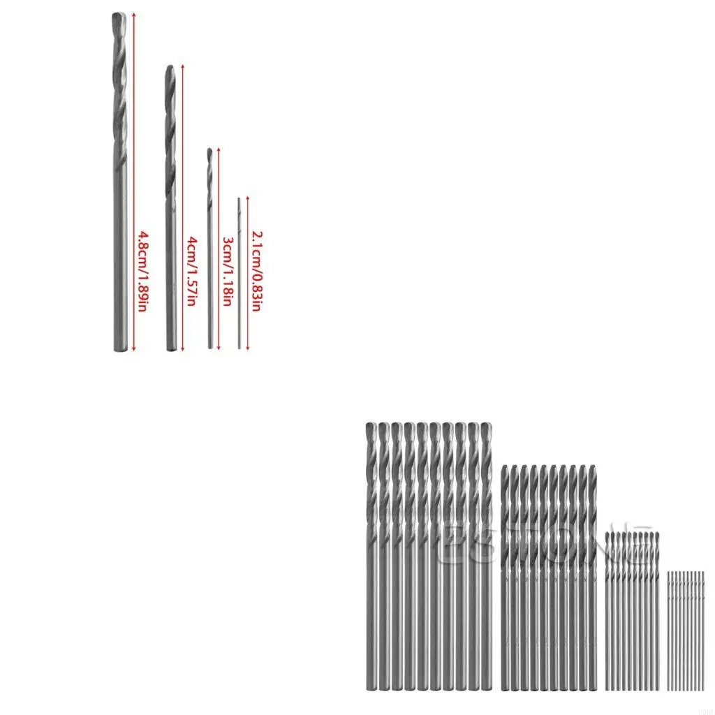 40Pcs Mini Drill HSS Bit 0.5mm-2.0mm Straight Shank PCB Twist Drill Bits Set
40Pcs Mini Drill HSS Bit 0.5mm-2.0mm Straight Shank PCB Twist Drill Bits Set