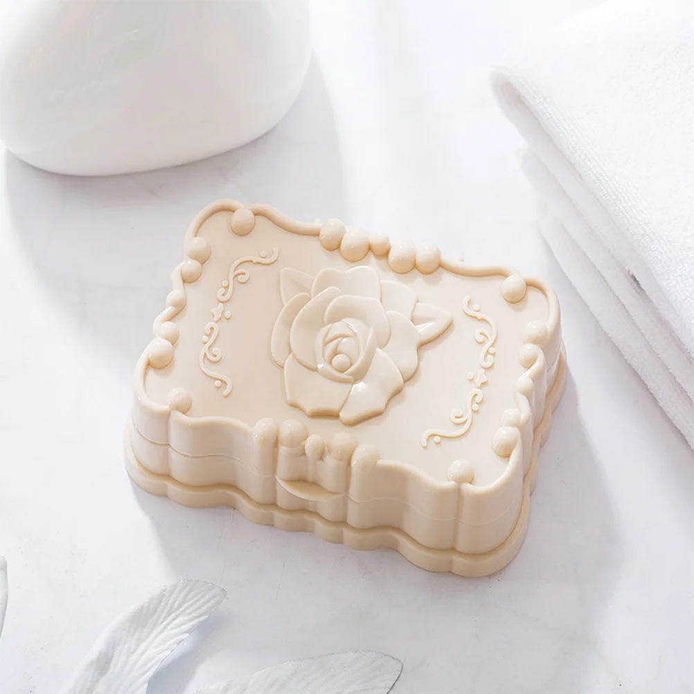 Rose Waterproof Soap Container Bathroom Storage Soap Container Drain Rack Holder Case For Hotel Home Use (Beige)
Rose Waterproof Soap Container Bathroom Storage Soap Container Drain Rack Holder Case For Hotel Home Use (Beige)