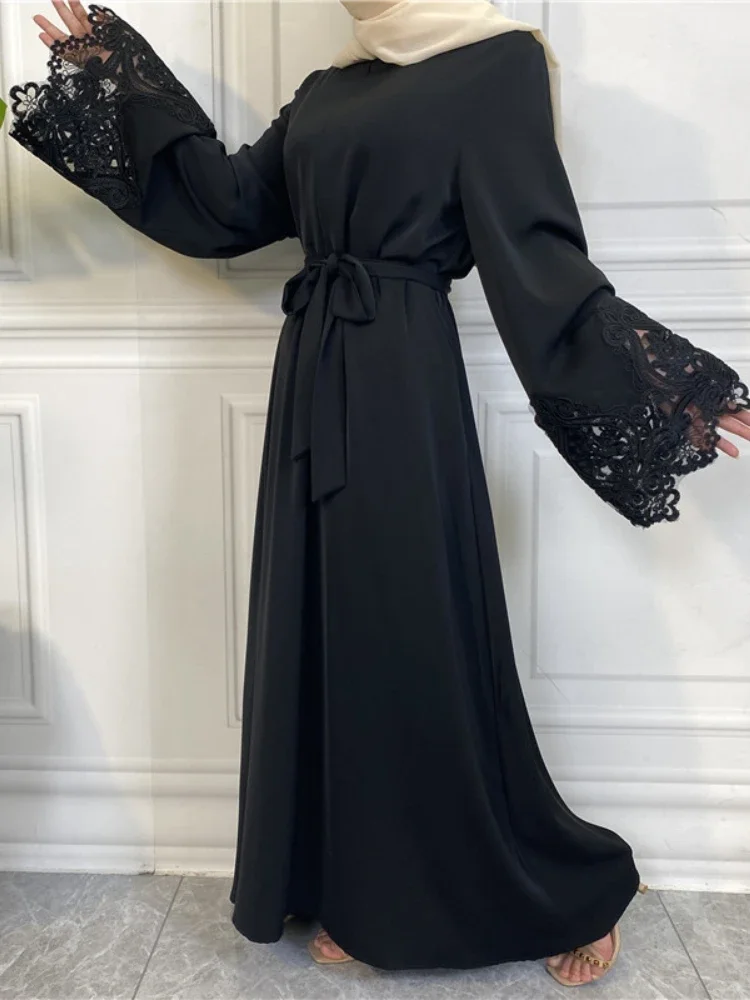 Ramadan Abaya with Zipper Front Dubai Turkey Muslim Hijab Dress Black Closed Abayas for Women Lace Dresses Islam Clothes Kaftan
Ramadan Abaya with Zipper Front Dubai Turkey Muslim Hijab Dress Black Closed Abayas for Women Lace Dresses Islam Clothes Kaftan