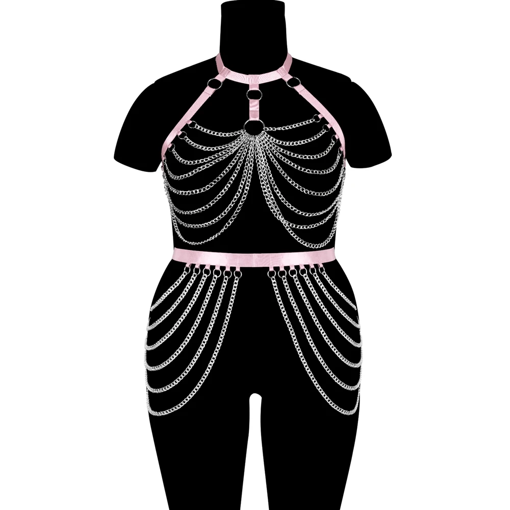 Busty Women's Bra Body Harness Large Sexy Lingerie Spandex Harajuku Pastel Gothic Cage Bondage Harness Festival Clothing Rave
Busty Women's Bra Body Harness Large Sexy Lingerie Spandex Harajuku Pastel Gothic Cage Bondage Harness Festival Clothing Rave