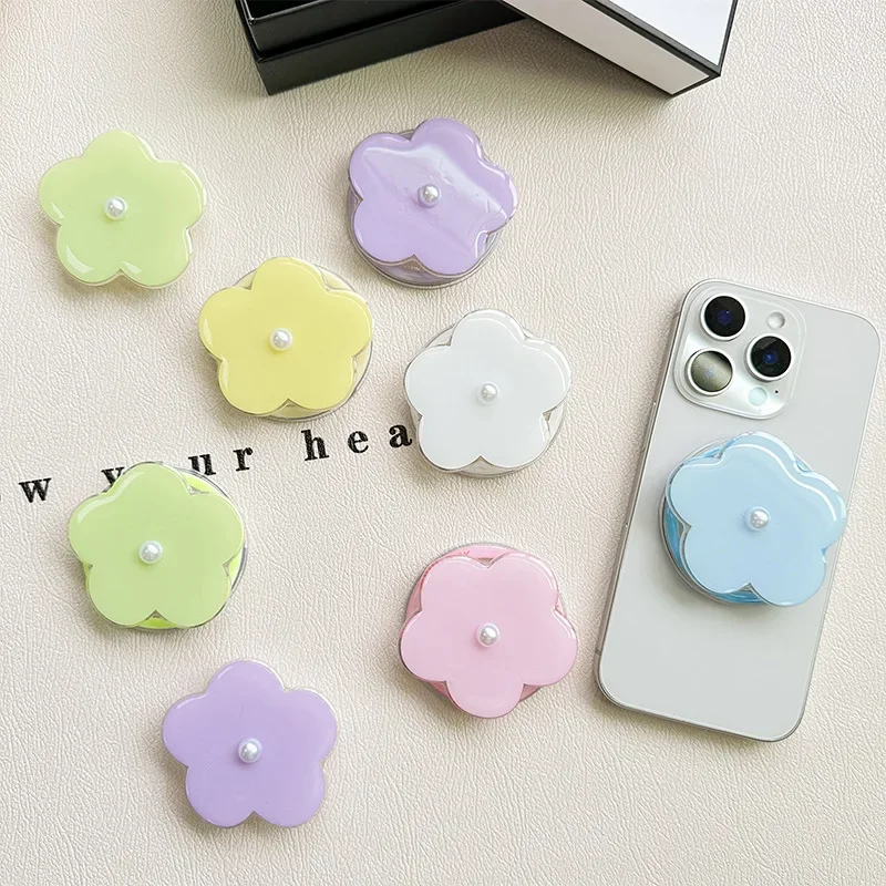 ins Jelly Pearl Flower Magnetic Holder Universal Smart Tok Foldable Lazy Bracket For iPhone Samsung Griptok Socket For Magsafe
ins Jelly Pearl Flower Magnetic Holder Universal Smart Tok Foldable Lazy Bracket For iPhone Samsung Griptok Socket For Magsafe