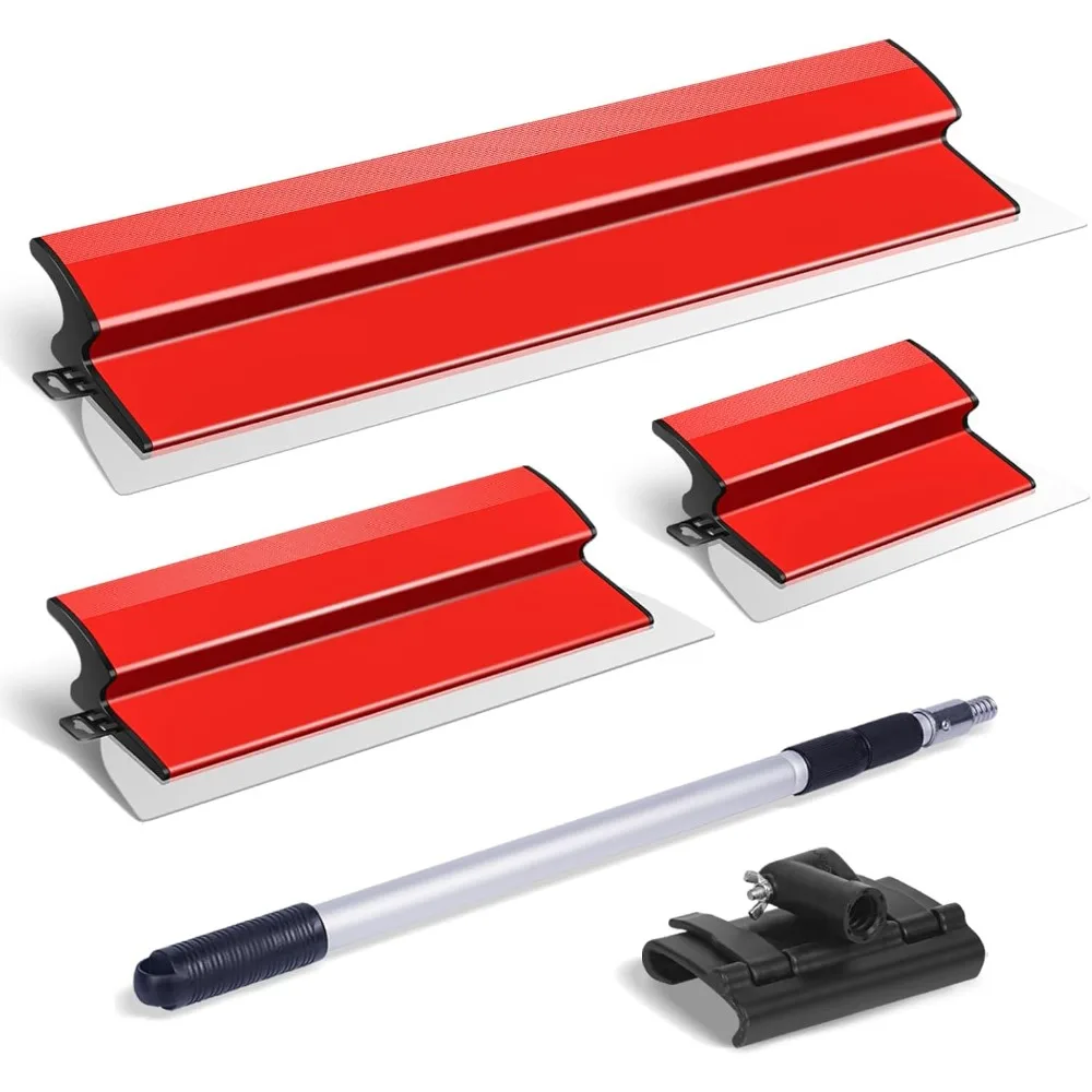 Drywall Skimming Blade Set Stainless Steel 10 16 24 inch with Extension Handle Pole Professional Smoothing Tool for Wall and
Drywall Skimming Blade Set Stainless Steel 10 16 24 inch with Extension Handle Pole Professional Smoothing Tool for Wall and