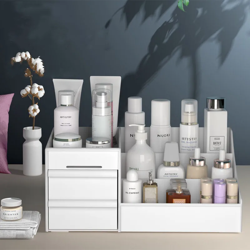 Cosmetics Storage Box Multifunctional Large-capacity Skin Care Products Nail Polish Stationery Desktop Sundries Storage Drawers
Cosmetics Storage Box Multifunctional Large-capacity Skin Care Products Nail Polish Stationery Desktop Sundries Storage Drawers