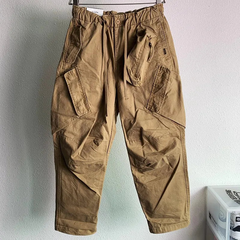 okayama Vibe style three-dimensional crossbody multi-pocket workwear distressed umbrella pants
okayama Vibe style three-dimensional crossbody multi-pocket workwear distressed umbrella pants