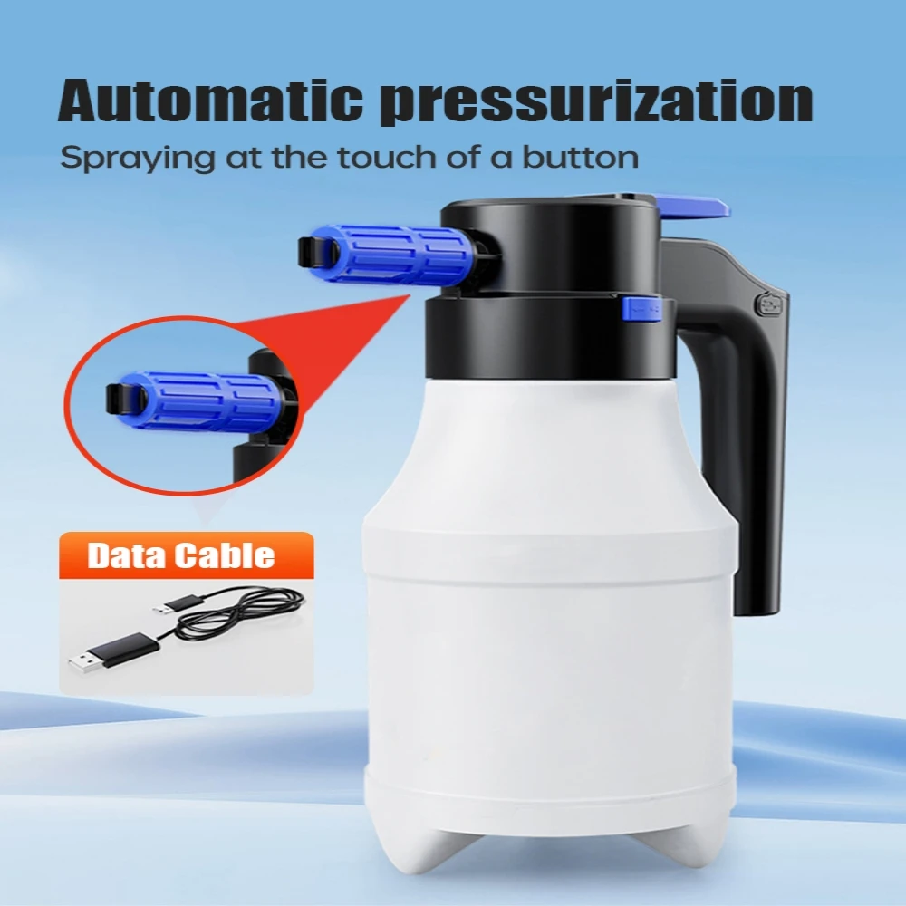 1.8L Cordless Electric Foam Sprayer, Car Wash Foam Gun, Garden Sprayer, PP Electric Foam Spray Bottle for Car Washing Garden
1.8L Cordless Electric Foam Sprayer, Car Wash Foam Gun, Garden Sprayer, PP Electric Foam Spray Bottle for Car Washing Garden