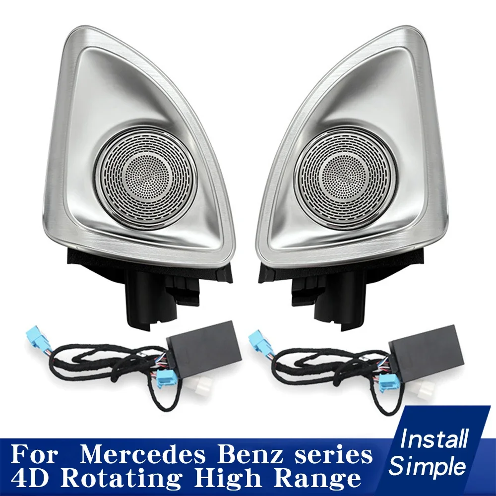 4D rotating tweeter atmosphere C-class E-class GLC-class S-class new tweeter speaker modification For Mercedes Benz
4D rotating tweeter atmosphere C-class E-class GLC-class S-class new tweeter speaker modification For Mercedes Benz