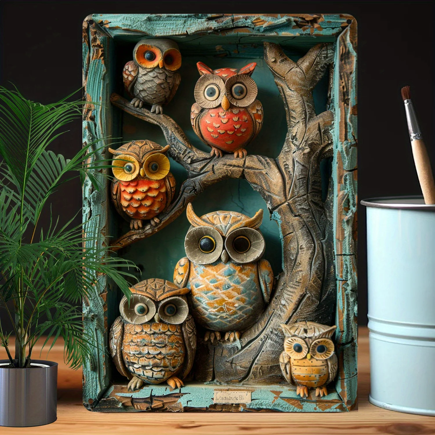 Vintage Owl Decorative Sign: 100% Material, 32% Higher Bending Resistance, Perfect for Home, Office, or Kitchen Decoration
Vintage Owl Decorative Sign: 100% Material, 32% Higher Bending Resistance, Perfect for Home, Office, or Kitchen Decoration