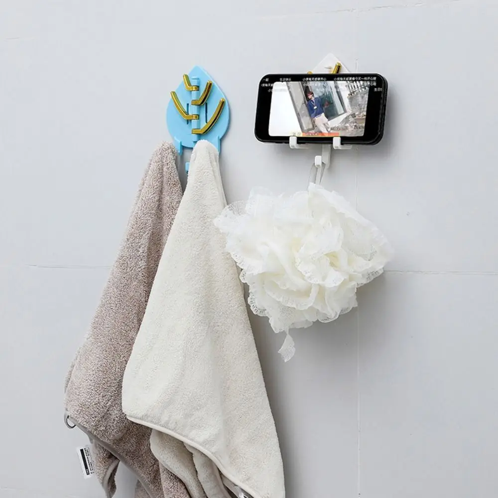3pcs Multi-functional Wall Mounted Door Hooks Self Adhesive Waterproof Phone Holder Punch-Free Rotating Storage Rack Coat
3pcs Multi-functional Wall Mounted Door Hooks Self Adhesive Waterproof Phone Holder Punch-Free Rotating Storage Rack Coat