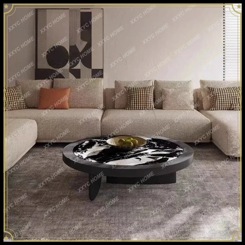X-S Minimalist High-end Round Solid Wood Coffee Table Modern Light Luxury High-end Marble Coffee Table Tea Table HG
X-S Minimalist High-end Round Solid Wood Coffee Table Modern Light Luxury High-end Marble Coffee Table Tea Table HG