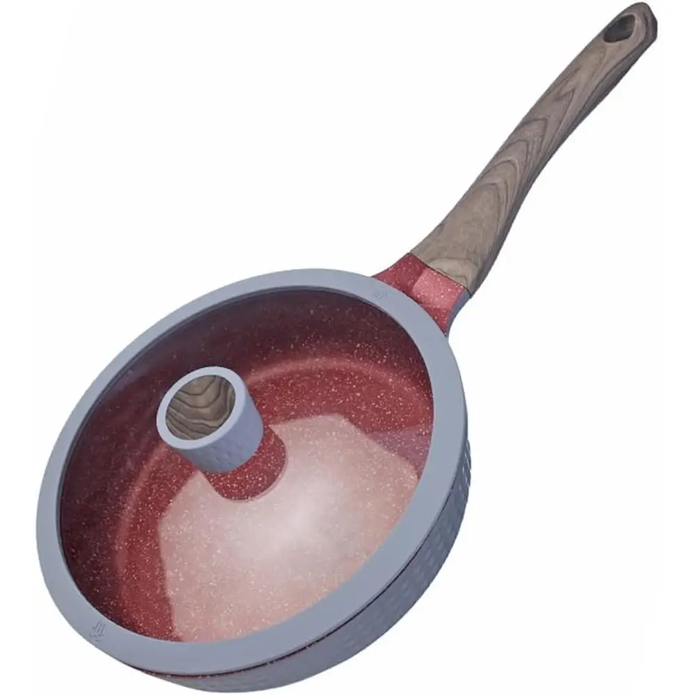 Универсальная сковорода с антипригарным покрытием и крышкой, совместимая с индукционными и газовыми плитами.
Универсальная сковорода с антипригарным покрытием и крышкой, совместимая с индукционными и газовыми плитами.