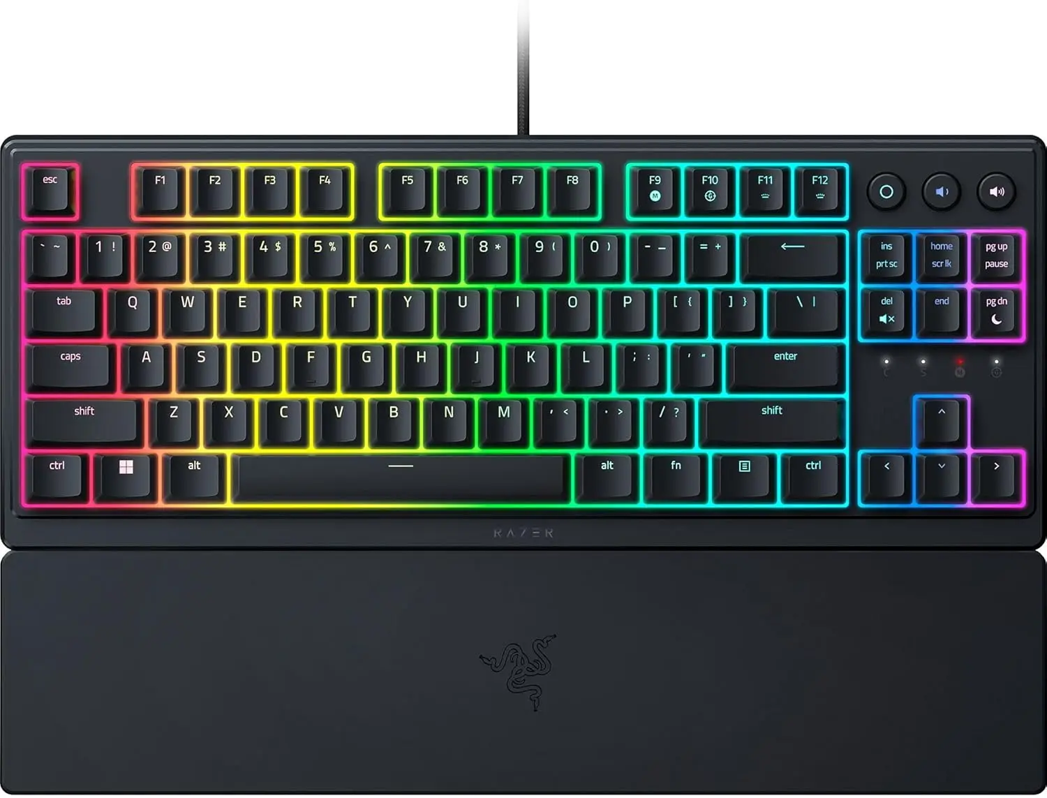 Low Profile Gaming Keyboard with Mecha Membrane Switches, RGB Lighting, and Spill Resistance
Low Profile Gaming Keyboard with Mecha Membrane Switches, RGB Lighting, and Spill Resistance