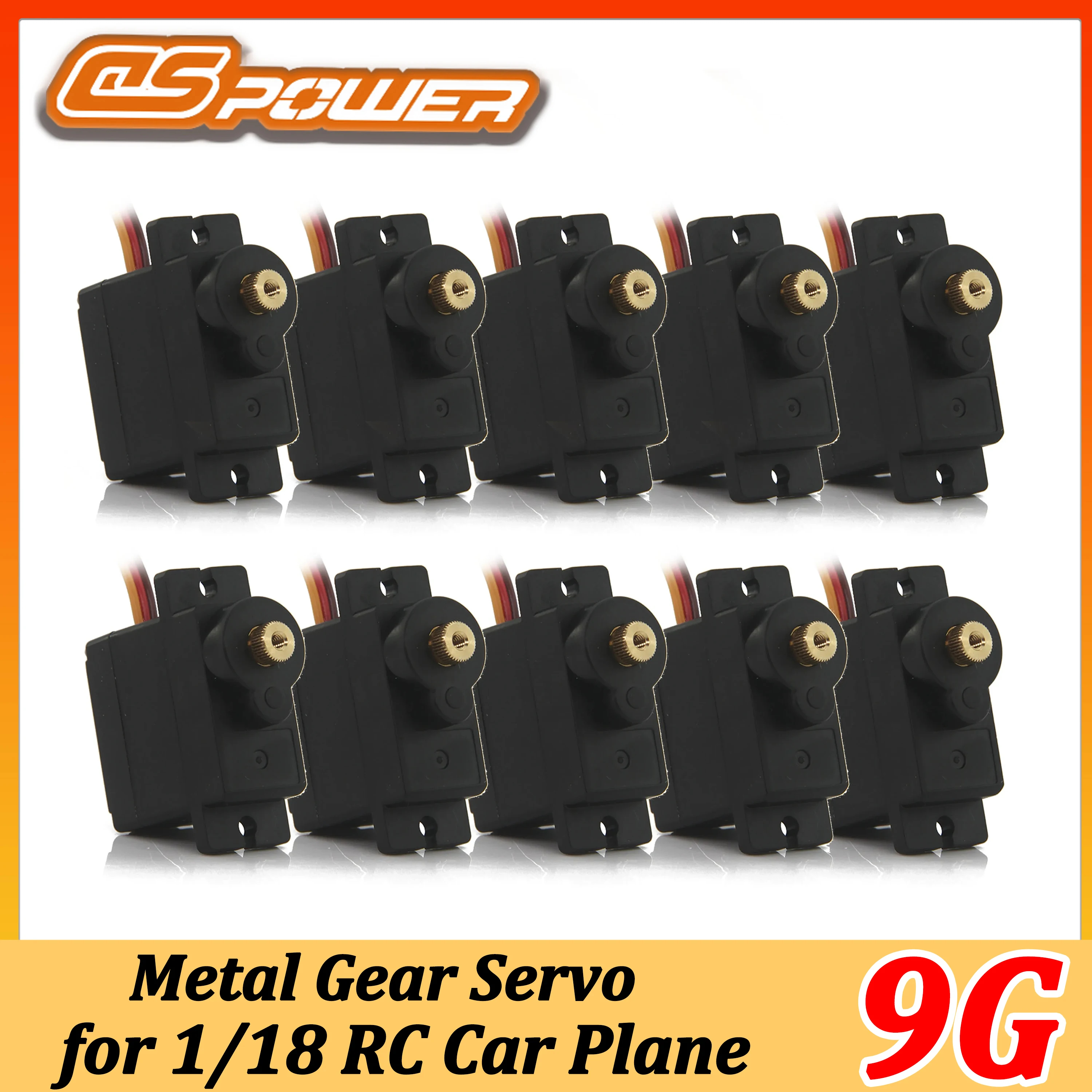DSPOWER 9G Micro Digital Servo Metal Gear for 1/18 RC Racing Car Airplane Fixed-wing Helicopter Boat Robot Parts WHELART C8809
DSPOWER 9G Micro Digital Servo Metal Gear for 1/18 RC Racing Car Airplane Fixed-wing Helicopter Boat Robot Parts WHELART C8809