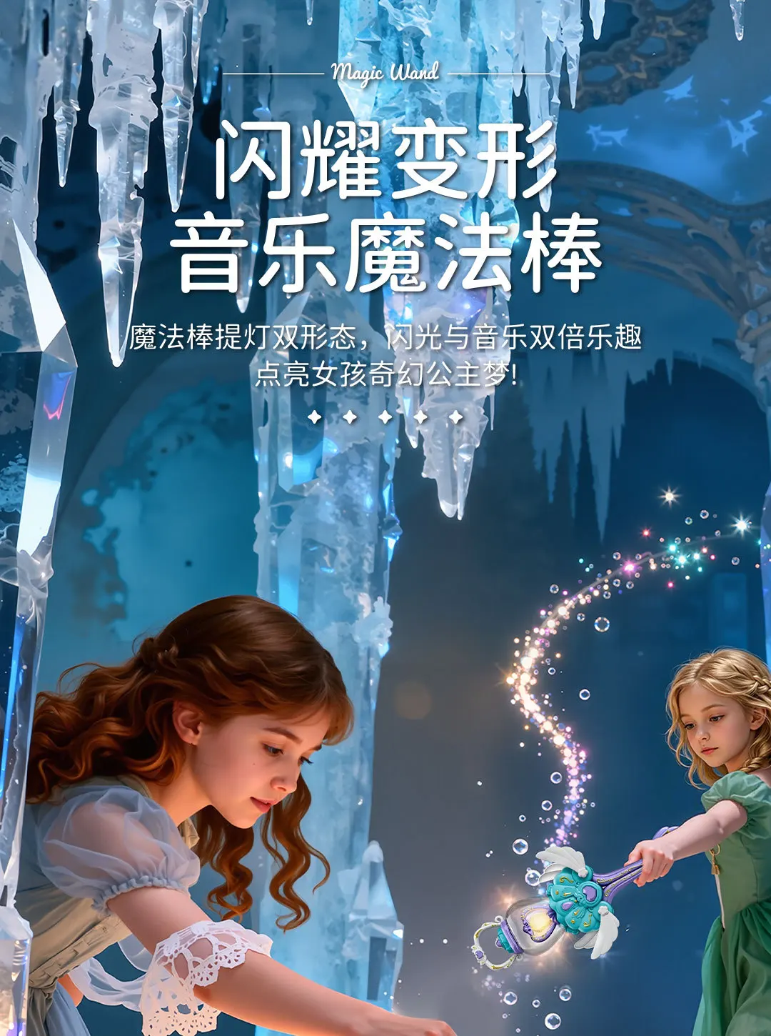 Children's Fairy Magic Wand Toy - Shining Transforming Handheld Lamp with Glowing Music Magic Wand Girl Toy Gift
Children's Fairy Magic Wand Toy - Shining Transforming Handheld Lamp with Glowing Music Magic Wand Girl Toy Gift