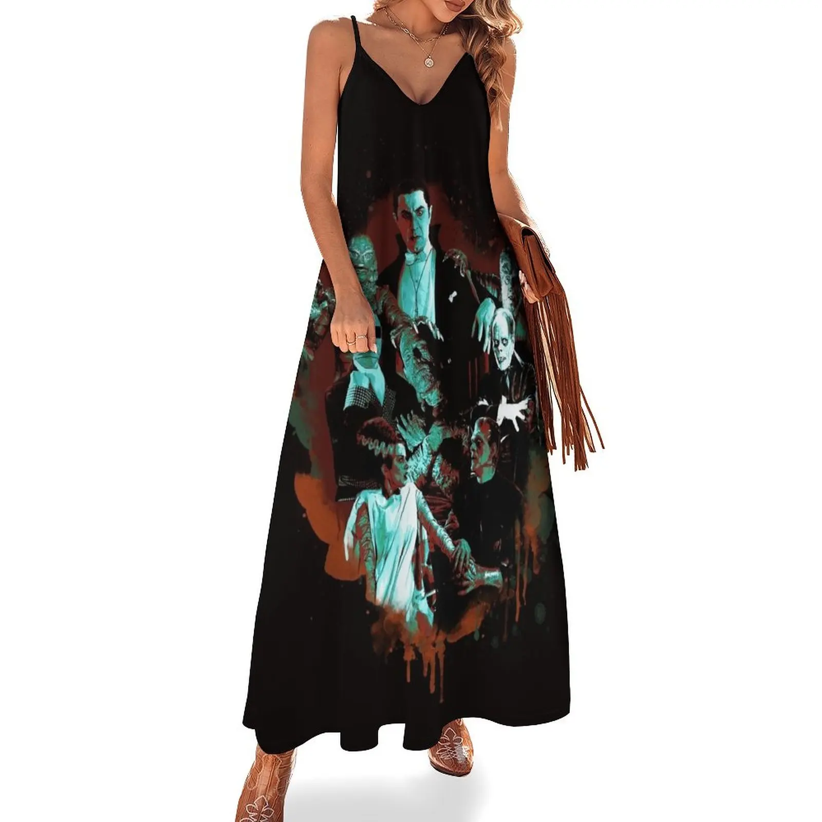 Universal Monster Sleeveless Dress dress women summer 2025 summer dress woman 2025 women clothes
Universal Monster Sleeveless Dress dress women summer 2025 summer dress woman 2025 women clothes