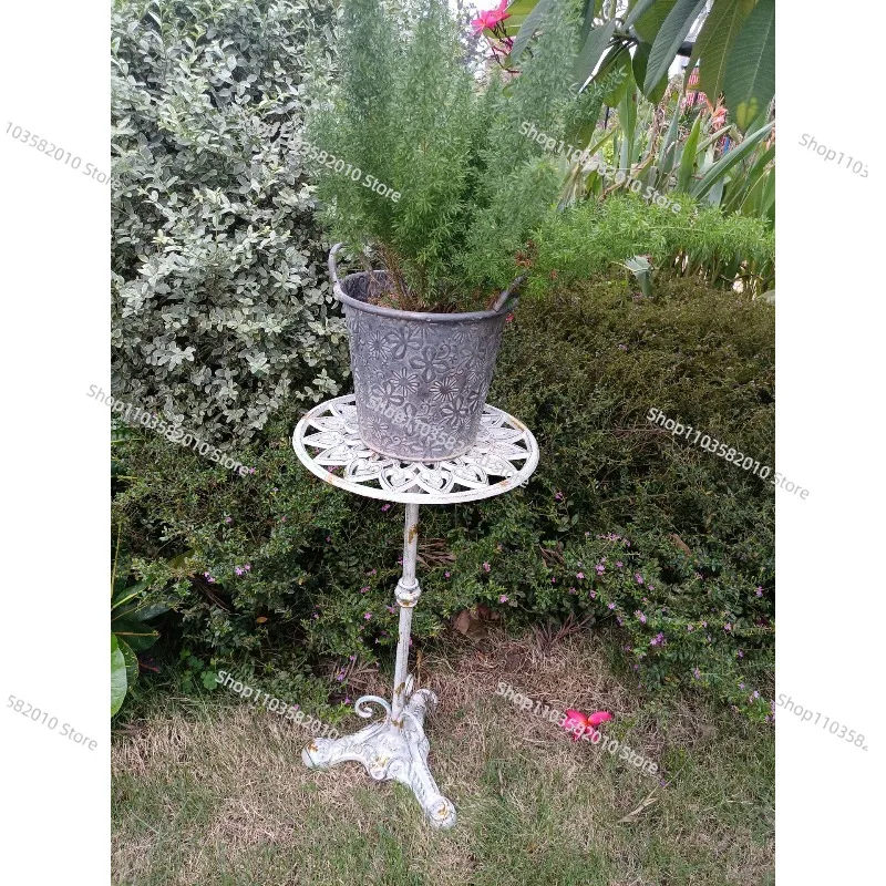 Retro Wrought Iron Flower Pot Stand, European Cast Iron Plant Shelf for Outdoor Garden Patio, Adjustable Multi-tier Storage Rack
Retro Wrought Iron Flower Pot Stand, European Cast Iron Plant Shelf for Outdoor Garden Patio, Adjustable Multi-tier Storage Rack
