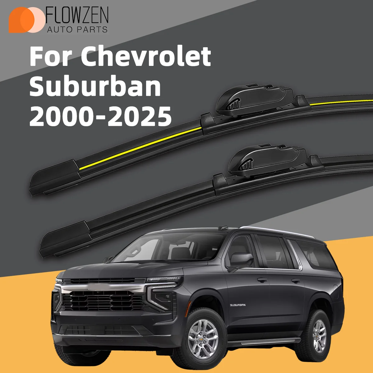 PINMOAP 2pcs Wiper Blades For Chevrolet Suburban2000-2025 Front Windshield Silent Wiper Car Accessories
PINMOAP 2pcs Wiper Blades For Chevrolet Suburban2000-2025 Front Windshield Silent Wiper Car Accessories