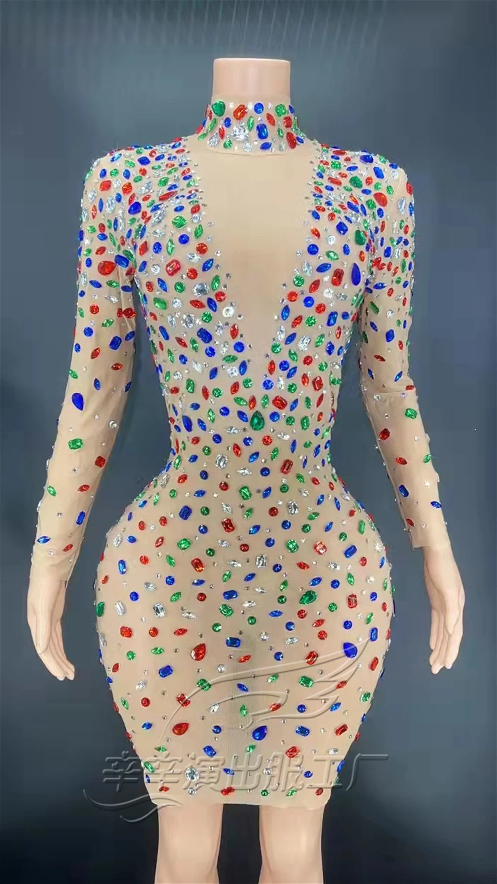 High-end evening dress party performance stage nightclub female singer full rhinestone elastic package hip one-piece skirt
High-end evening dress party performance stage nightclub female singer full rhinestone elastic package hip one-piece skirt