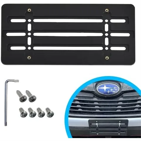 License Plate Bracket for Subaru 2000-2026, 6 Screws & Wrench Included, Heavy-Duty Plastic Mounting Kit
License Plate Bracket for Subaru 2000-2026, 6 Screws & Wrench Included, Heavy-Duty Plastic Mounting Kit