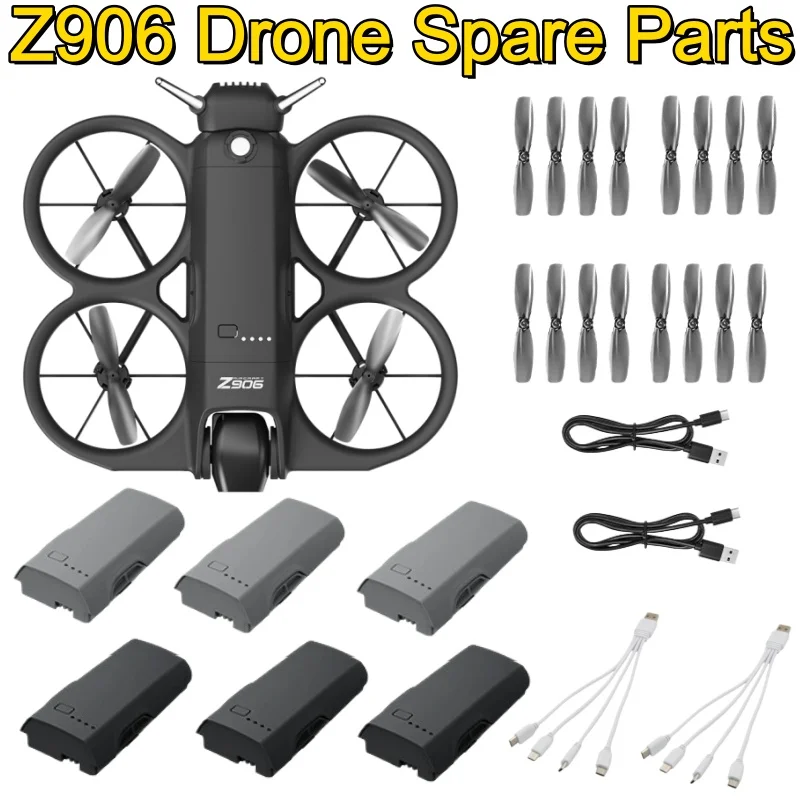 Z906 Drone Spare Parts Battery 3.7V 700mAh Propeller 4-in-1 Charging Line USB Charging Line Accessories For Z906 MINI Drone
Z906 Drone Spare Parts Battery 3.7V 700mAh Propeller 4-in-1 Charging Line USB Charging Line Accessories For Z906 MINI Drone
