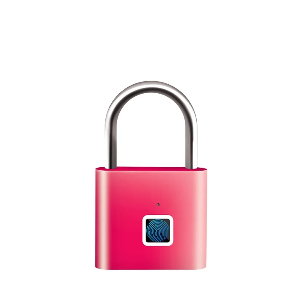 Portable Keyless Fingerprint Lock Waterproof Anti-theft Smart Padlock Intelligent Safety Zinc Alloy Electronic Door Lock Home
Portable Keyless Fingerprint Lock Waterproof Anti-theft Smart Padlock Intelligent Safety Zinc Alloy Electronic Door Lock Home