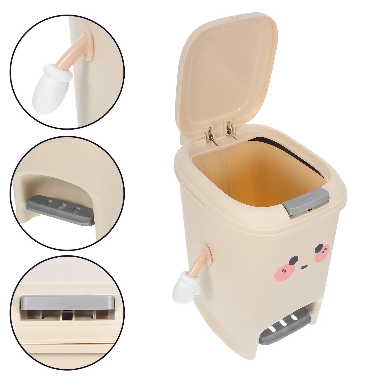 Large Capacity Garbage Bin Foot Pedal Trash Can Dual Opening Design for Bathroom Kitchen Office Bedroom Quiet Use
Large Capacity Garbage Bin Foot Pedal Trash Can Dual Opening Design for Bathroom Kitchen Office Bedroom Quiet Use