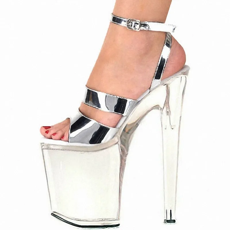 Туфли для танцев на пилоне 20 см, сексуальные, с зеркальным эффектом, с кристаллами, новые женские туфли на высоком каблуке, с открытым носком, большие размеры, для ночных клубов
Туфли для танцев на пилоне 20 см, сексуальные, с зеркальным эффектом, с кристаллами, новые женские туфли на высоком каблуке, с открытым носком, большие размеры, для ночных клубов