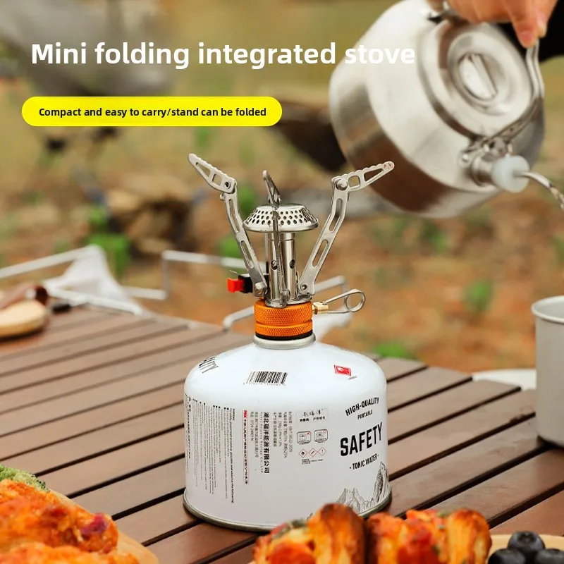 Premium Outdoor Ultra-light Portable Mini Stove Wind Deflector Ignition Integrated Butane Gas Cooker for Camping Picnic Cycling
Premium Outdoor Ultra-light Portable Mini Stove Wind Deflector Ignition Integrated Butane Gas Cooker for Camping Picnic Cycling