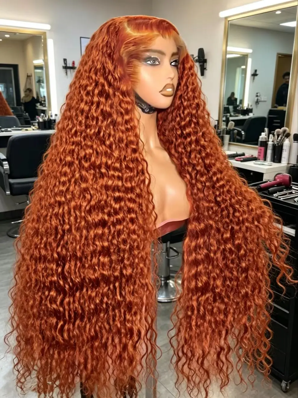 250 Density 350 Orange Ginger Curly Human Hair Wigs For Women 13x6 Hd Lace Frontal Deep Wave Wigs Peruvian Water Wave Color Wig
250 Density 350 Orange Ginger Curly Human Hair Wigs For Women 13x6 Hd Lace Frontal Deep Wave Wigs Peruvian Water Wave Color Wig