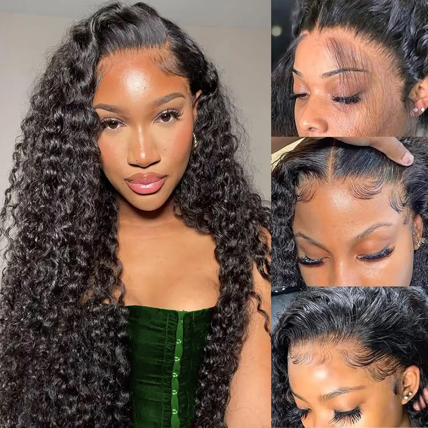 Deep Wave Frontal Wig Preplucked 30 Inch Human Hair Wigs For Women Brazilian Curly HD 13X6 Lace Front Wig 5x5 Closure Wig
Deep Wave Frontal Wig Preplucked 30 Inch Human Hair Wigs For Women Brazilian Curly HD 13X6 Lace Front Wig 5x5 Closure Wig