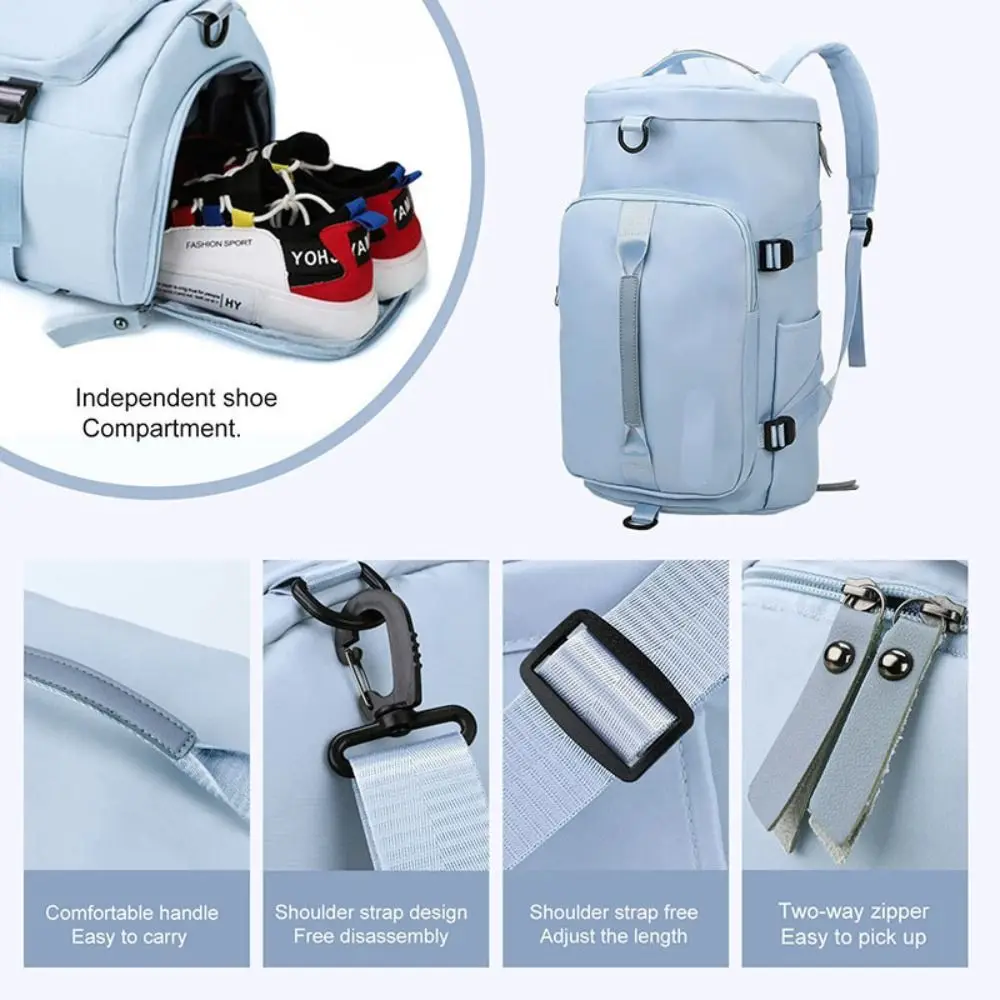 Multifunctional Large Capacity Travel Duffel Bag with Shoe Pocket Waterproof Gym Storage Bag Oxford Luggage Handbag
Multifunctional Large Capacity Travel Duffel Bag with Shoe Pocket Waterproof Gym Storage Bag Oxford Luggage Handbag