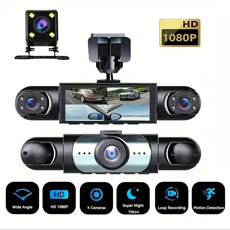 Classic Dash Cam | 1080p HD, Loop Recording, G-Sensor, Parking Monitoring, Rearview Camera, Wide-Angle Night Vision, Fits A
Classic Dash Cam | 1080p HD, Loop Recording, G-Sensor, Parking Monitoring, Rearview Camera, Wide-Angle Night Vision, Fits A