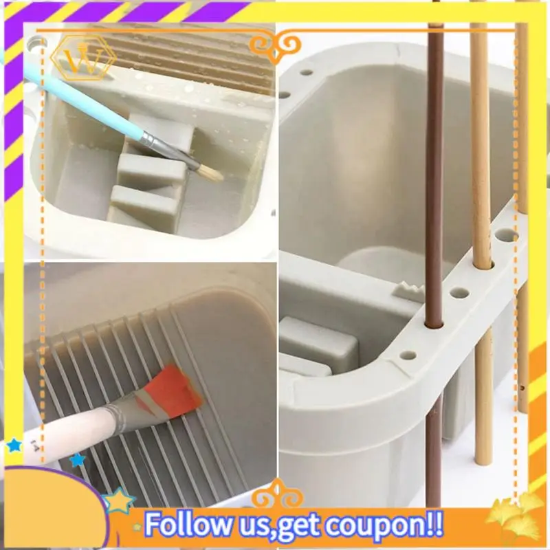 2Piece Brush Barrel Portable Brush Cleaner Watercolor Gouache Acrylic Oil Painting Brush Tone Color Barrel Multifunctional White
2Piece Brush Barrel Portable Brush Cleaner Watercolor Gouache Acrylic Oil Painting Brush Tone Color Barrel Multifunctional White