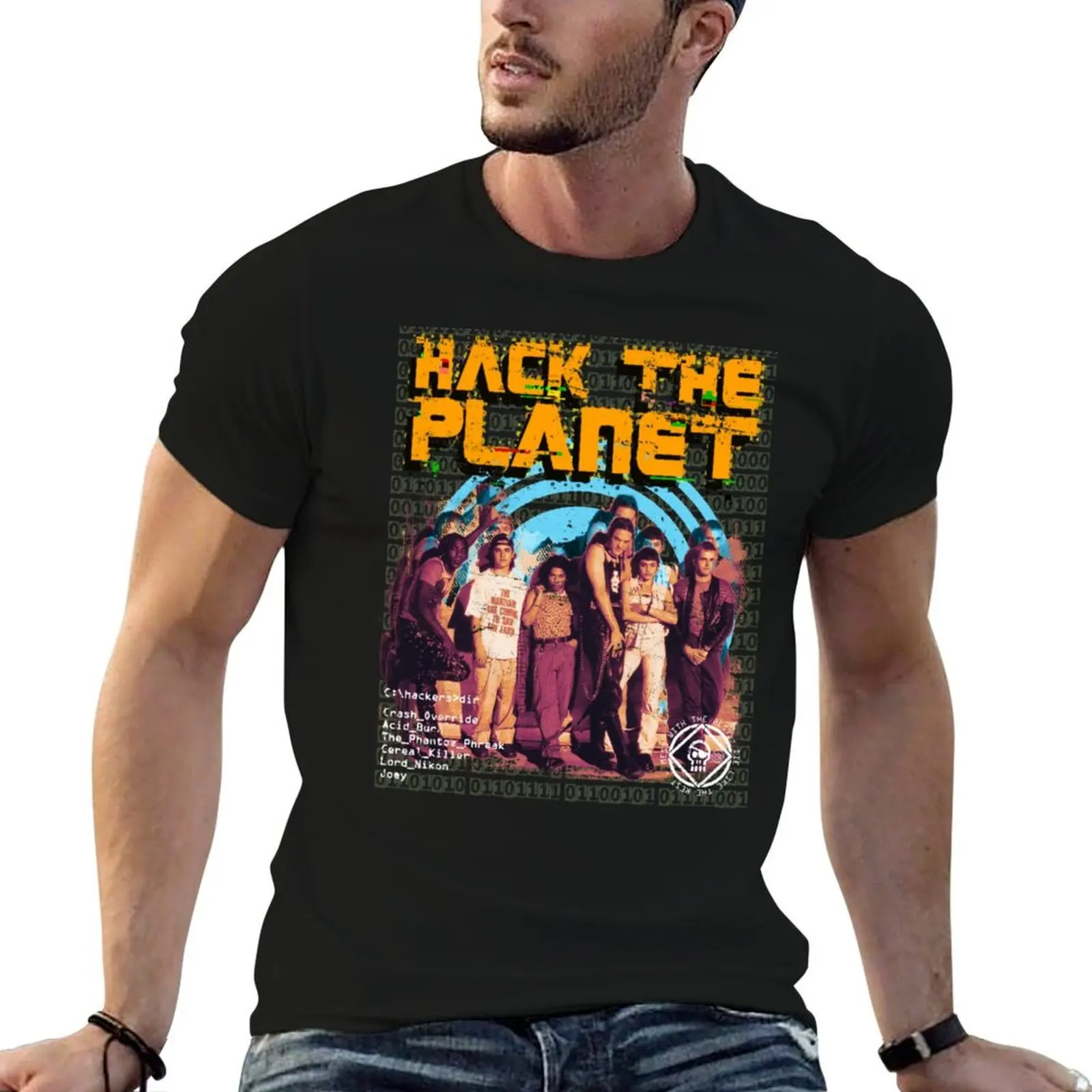 Hackers - Cast Hack The Planet T-Shirt cotton t shirt pack man t shirt cotton high quality men t shirt cotton 100% T-Shirt
Hackers - Cast Hack The Planet T-Shirt cotton t shirt pack man t shirt cotton high quality men t shirt cotton 100% T-Shirt