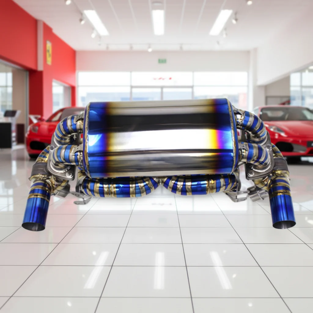 Custom Catback Exhaust For Ferrari F430 4.3L 2005-2009 Lightweight Titanium Pipes Muffler Valved Sport Exhaust System Exhauster
Custom Catback Exhaust For Ferrari F430 4.3L 2005-2009 Lightweight Titanium Pipes Muffler Valved Sport Exhaust System Exhauster