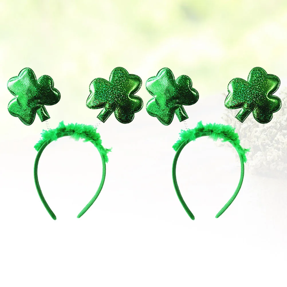2Pcs Clover Hair Hoops Green Festival Headband Party Supplies St Patricks Day Irish Festival Headdress Photo Props
2Pcs Clover Hair Hoops Green Festival Headband Party Supplies St Patricks Day Irish Festival Headdress Photo Props