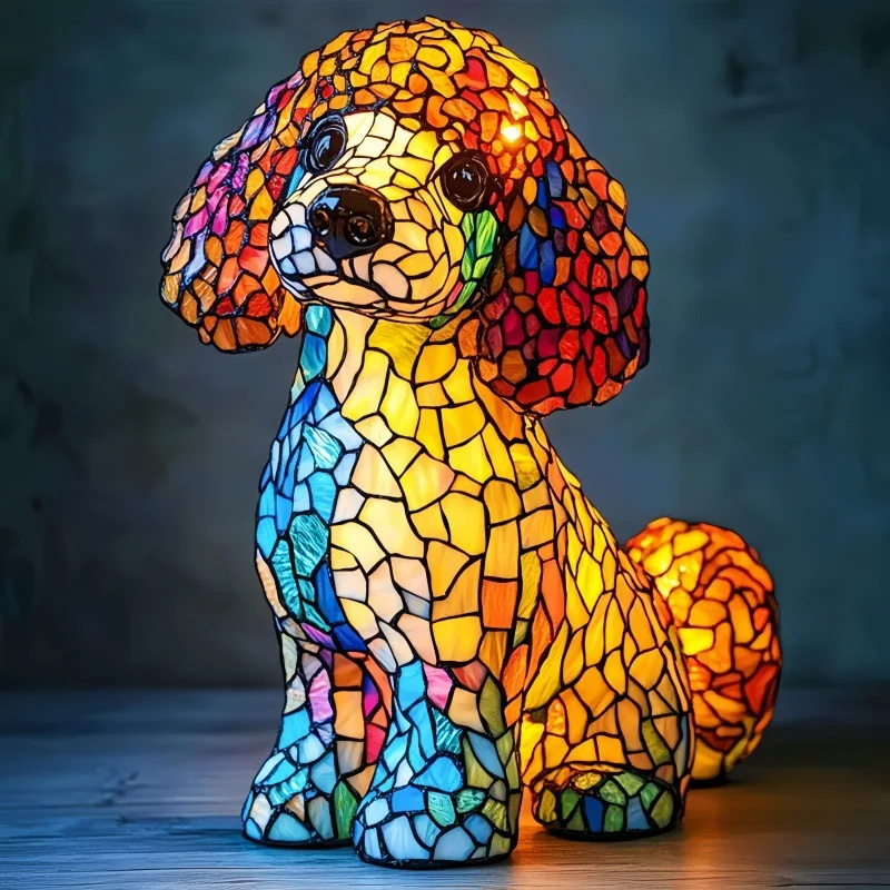 Dogs Table Lamps Indoor Lighting with USB Plug Bedroom Bedside Lampshade Night Lights for Wedding Halloween Party Decorations
Dogs Table Lamps Indoor Lighting with USB Plug Bedroom Bedside Lampshade Night Lights for Wedding Halloween Party Decorations